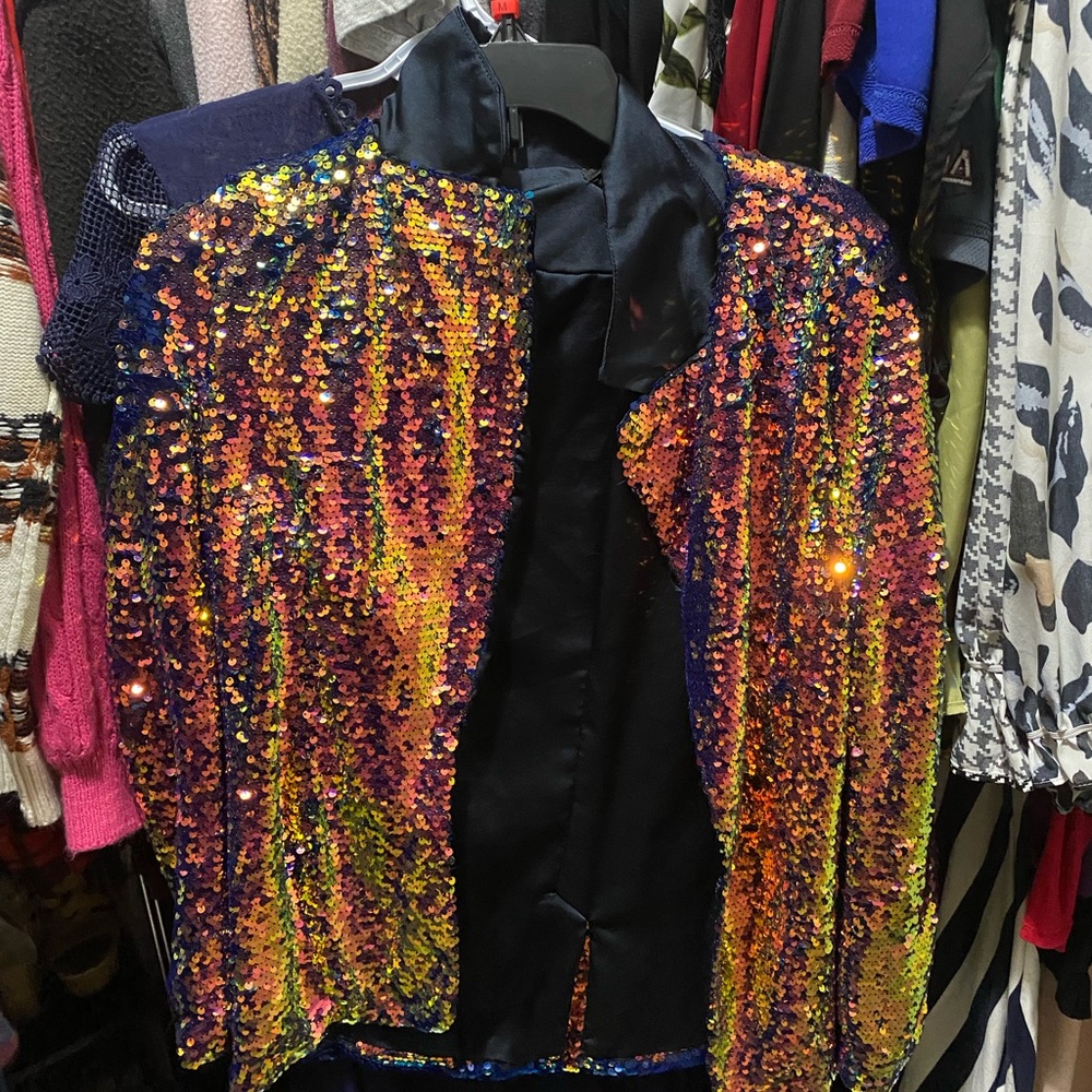 Sequin jacket